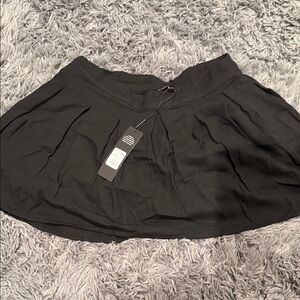 Fashion Nova Black Skater Skirt